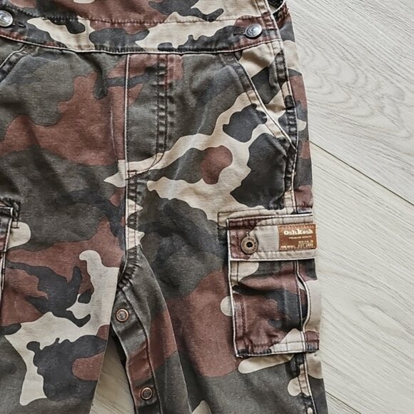 OshKosh Camo Overalls 24 Months - Picture 4 of 6